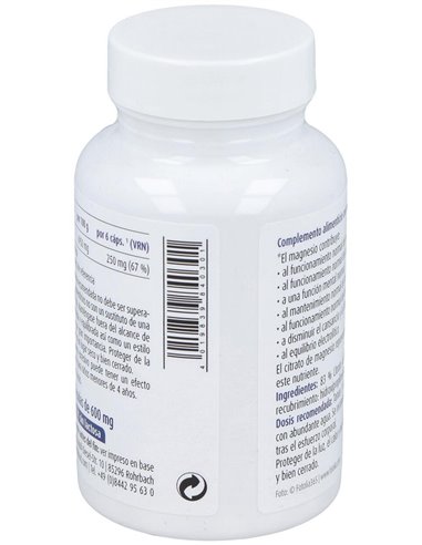 Citrato De Magnesio 90Cap. Sg Vegan de Raab Vitalfood
