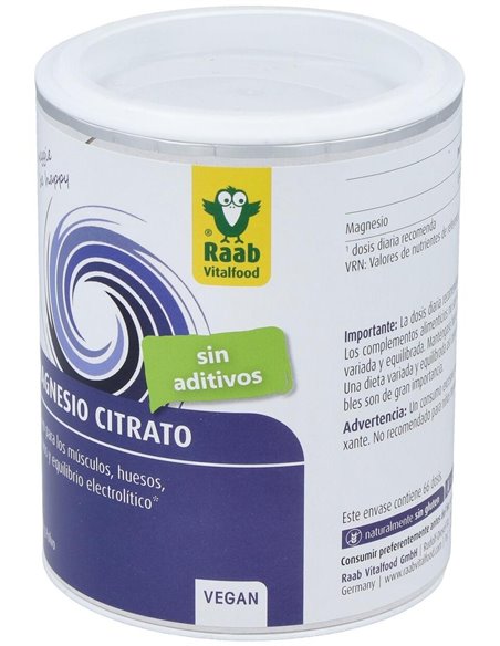 Citrato De Magnesio Polvo 200Gr. Sg Vegan de Raab Vitalfood