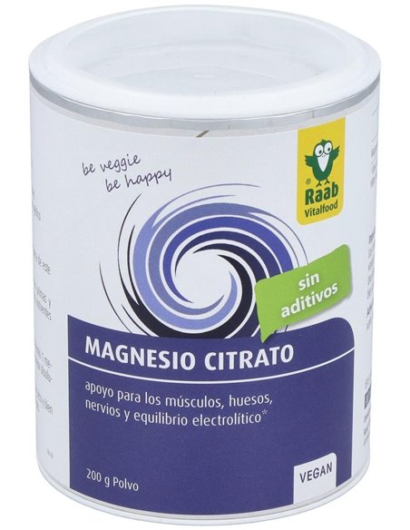 Citrato De Magnesio Polvo 200Gr. Sg Vegan de Raab Vitalfood