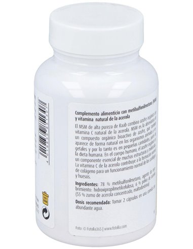 Msm Con Vitamina C 90Cap. Sg Vegan de Raab Vitalfood