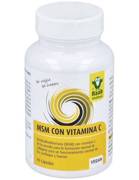 Msm Con Vitamina C 90Cap. Sg Vegan de Raab Vitalfood
