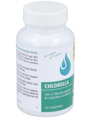 Alga Chlorella 200Comp. Bio Sg  Vegan de Raab Vitalfood