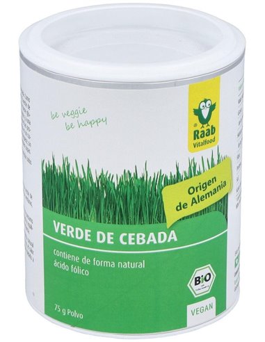 Verde De Cebada Polvo 75Gr. Bio Sg Vegan de Raab Vitalfood