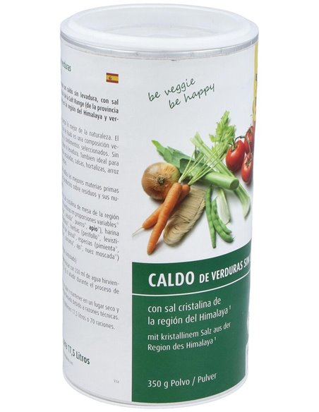 Caldo De Verduras Sin Levadura Bote 350Gr. Bio Sg de Raab Vitalfood