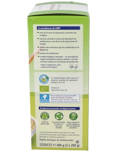 Multicereales Bio 400 g  de Hipp
