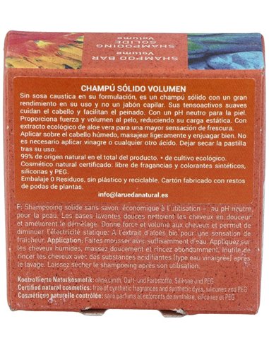 Champu Solido Volumen 100Gr. de Bioturm