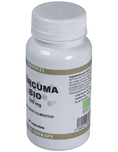 Curcuma 500Mg. 90Cap. de Ortocel Nutri-Therapy
