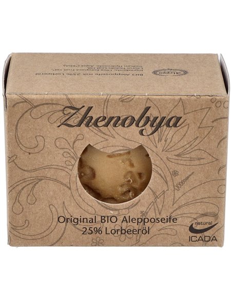 Jabon de Alepo 25% de Zhenobya