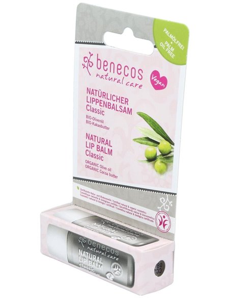 Bálsamo Labial Oliva Karité Jojoba Clasico 4,8g de Benecos