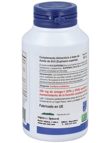 Superba Krill Oil (Aceite De Krill)120Perlas de Vbyotics