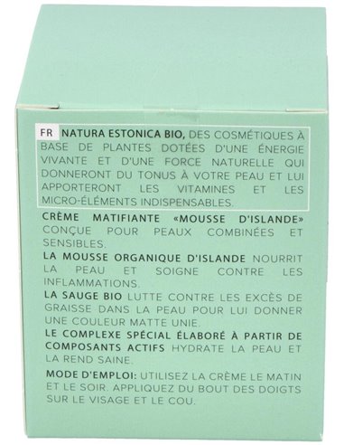 Crema Facial Musgo De Islandia 50Ml. Bio de Natura Estonica