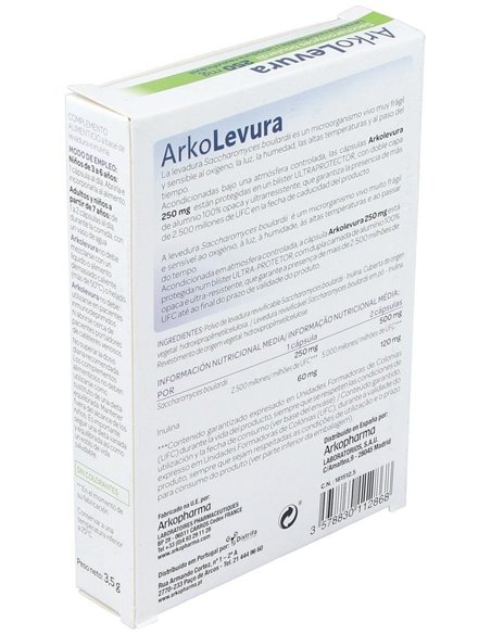 Arko Levura 250Mg 10Cap. de Arkopharma