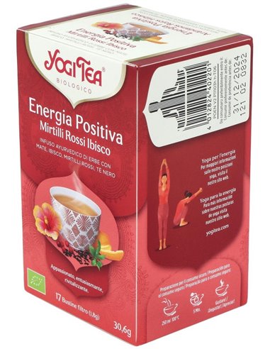 Yogi Tea Energia Positiva Arandano Hibisco 17Inf. de Yogi Tea