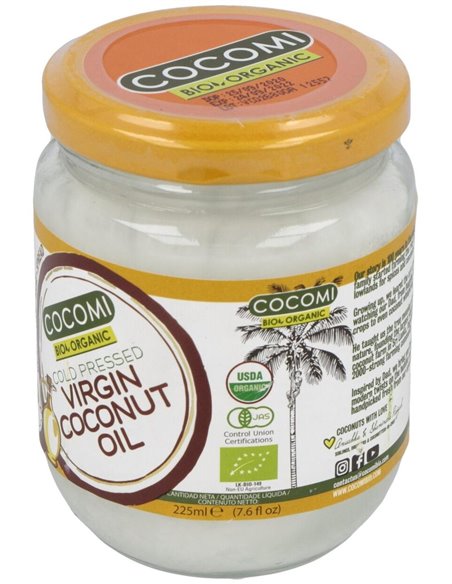 Aceite De Coco  Virgen 225Ml Bio de Cocomi