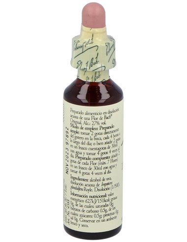 Flores Bach Impatiens Impaciencia 20Ml. de Flores Bach Original