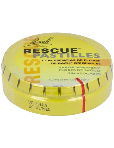 Rescue Pastillas Naranja de Bach Rescue