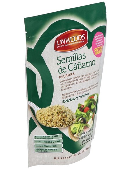 Semillas De Cañamo Peladas 225Gr. de Linwoods