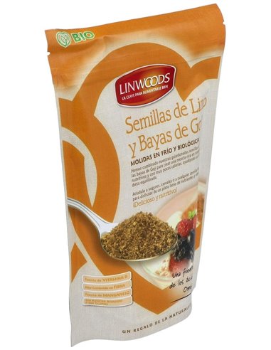 Semillas de Lino y Bayas de Goji Molidas Bio de Linwoods