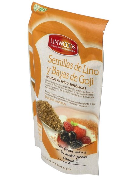 Semillas De Lino Y Goji Molidas En Frio 200Gr. de Linwoods