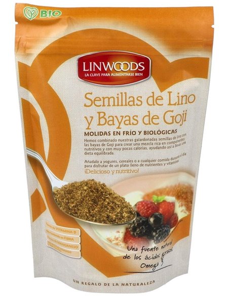 Semillas De Lino Y Goji Molidas En Frio 200Gr. de Linwoods