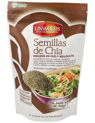 Semillas De Chia  Molidas 200Gr. Bio de Linwoods
