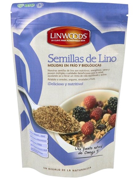Semillas De Lino Molidas 200Gr. Bio de Linwoods
