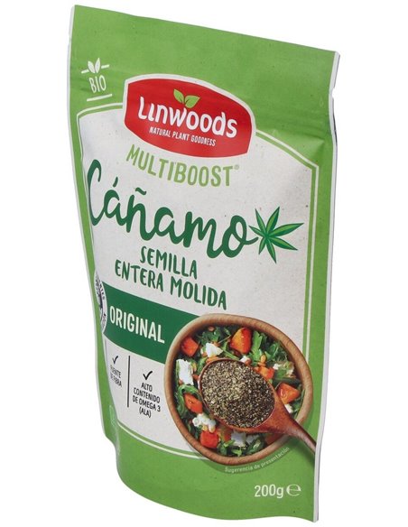 Semillas De Cañamo Molidas 200Gr. Bio de Linwoods