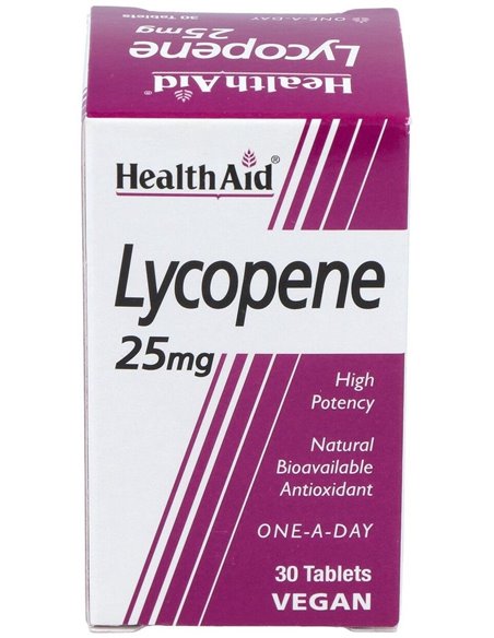 Licopeno 25Mg. 30Comp. Health Aid de Health Aid