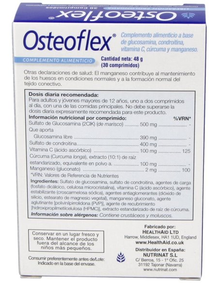 Osteoflex® 30 Comp de Health Aid