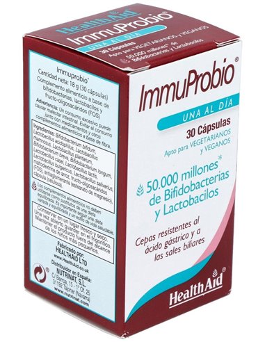 Immuprobio® (50.000 Millones) 30 Vcáps de Health Aid