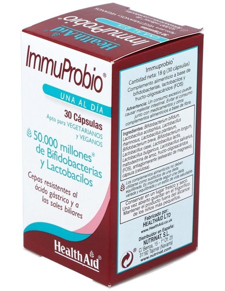 Immuprobio® (50.000 Millones) 30 Vcáps de Health Aid