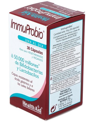 Immuprobio® (50.000 Millones) 30 Vcáps de Health Aid