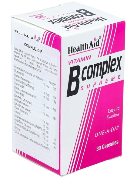 Complejo B 30 Cáps de Health Aid