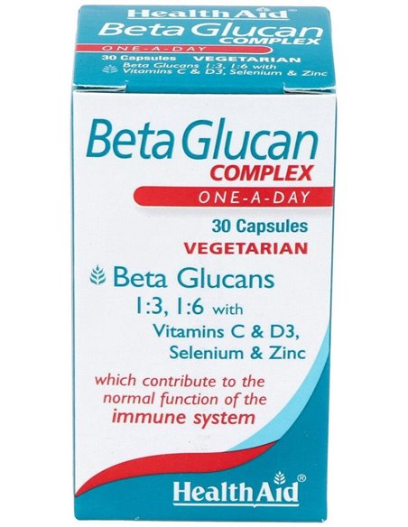 Beta Glucan Complex 30Vcap. de Health Aid
