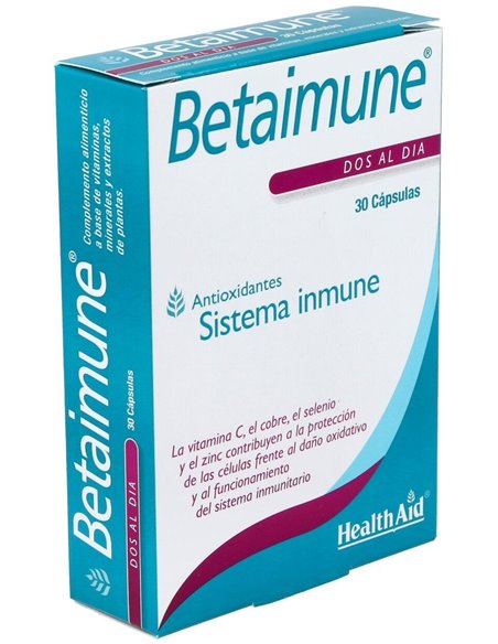 Betainmune Antioxidant Fr 30Cap. Health Aid de Health Aid