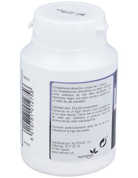 L-Teanina 200 Mg 60 Comp de Health Aid