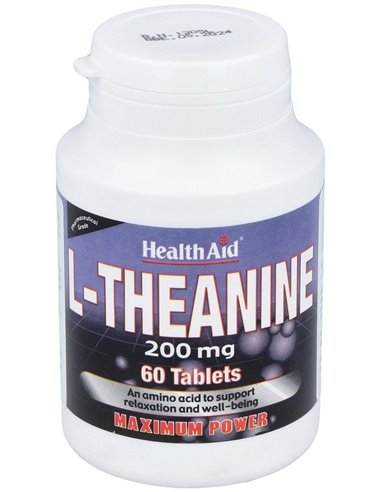 L-Teanina 200 Mg 60 Comp de Health Aid