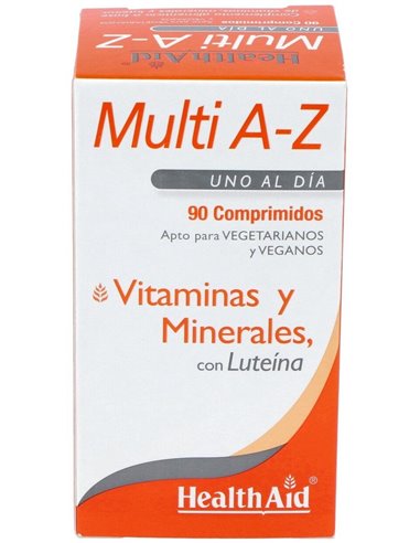 Multivit & Minerals A To Z 90Comp. Health Aid de Health Aid