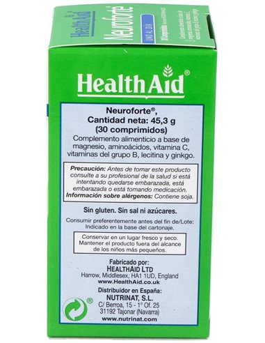 Neuroforte 30Comp. de Health Aid
