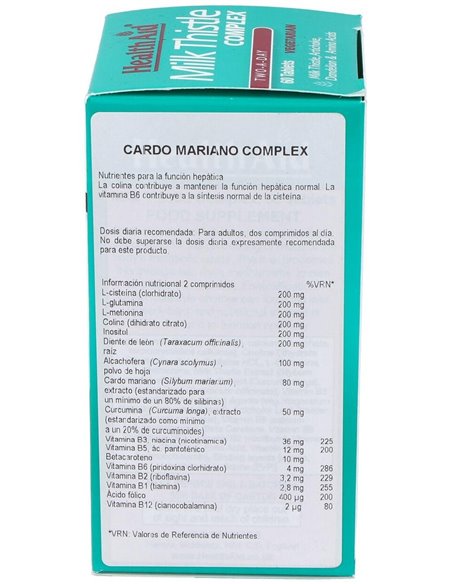 Cardo Mariano Complex 60 Comp de Health Aid