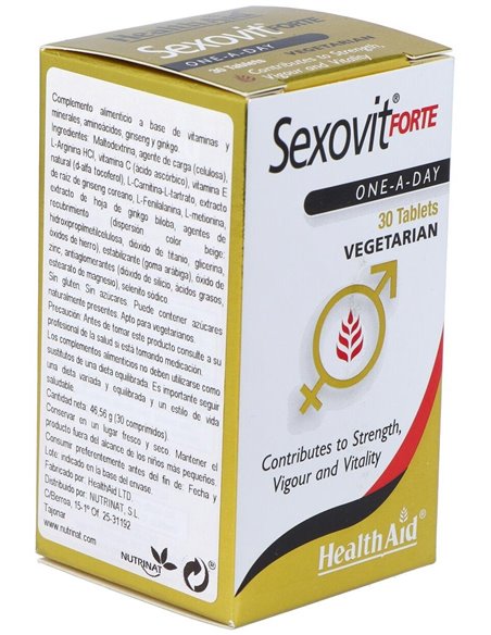 Sex-O-Vit Forte 30Comp. Health Aid de Health Aid