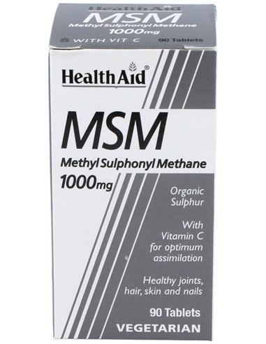 Msm (Metilsulfonilmetano) 1.000 Mg 90 Comp de Health Aid