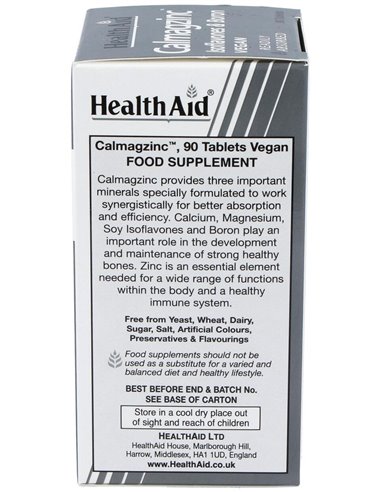 Calmagzinc 90Comp. Health Aid de Health Aid