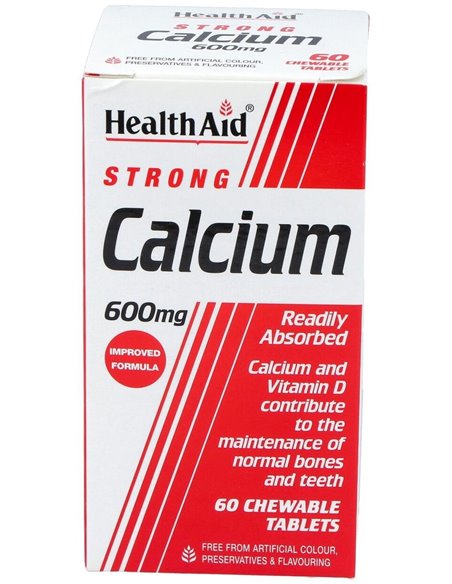 Calcio 600 Mg 60 Comp de Health Aid