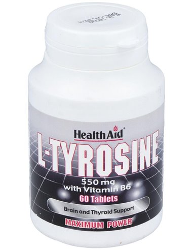 L-Tirosina 550 Mg 60 Comp de Health Aid