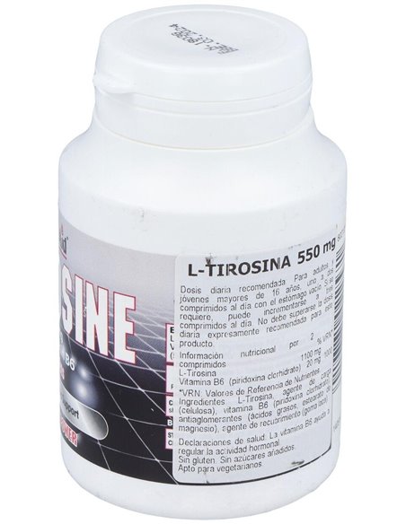 L-Tirosina 550 Mg 60 Comp de Health Aid