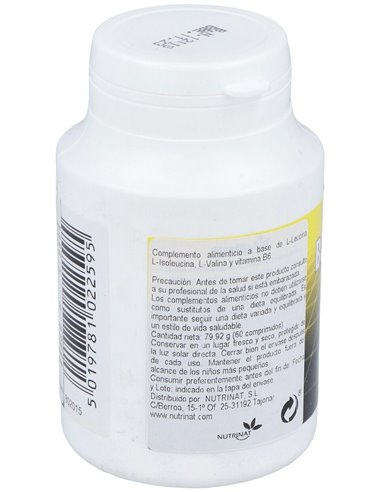 Bcaa (Aminoácidos Ramificados)  60 Comp de Health Aid