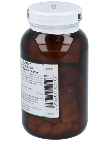 Alfalfa Leaf 700Mg. 120Comp. Health Aid de Health Aid