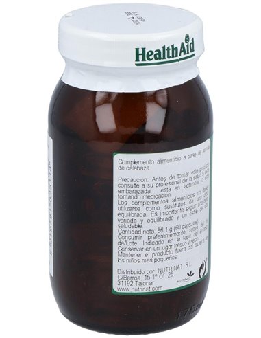 Aceite De Semilla De Calabaza  60Comp. Health Aid de Health Aid