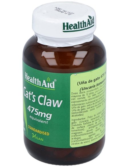 Uña De Gato Corteza Interna 60Comp. Health Aid de Health Aid